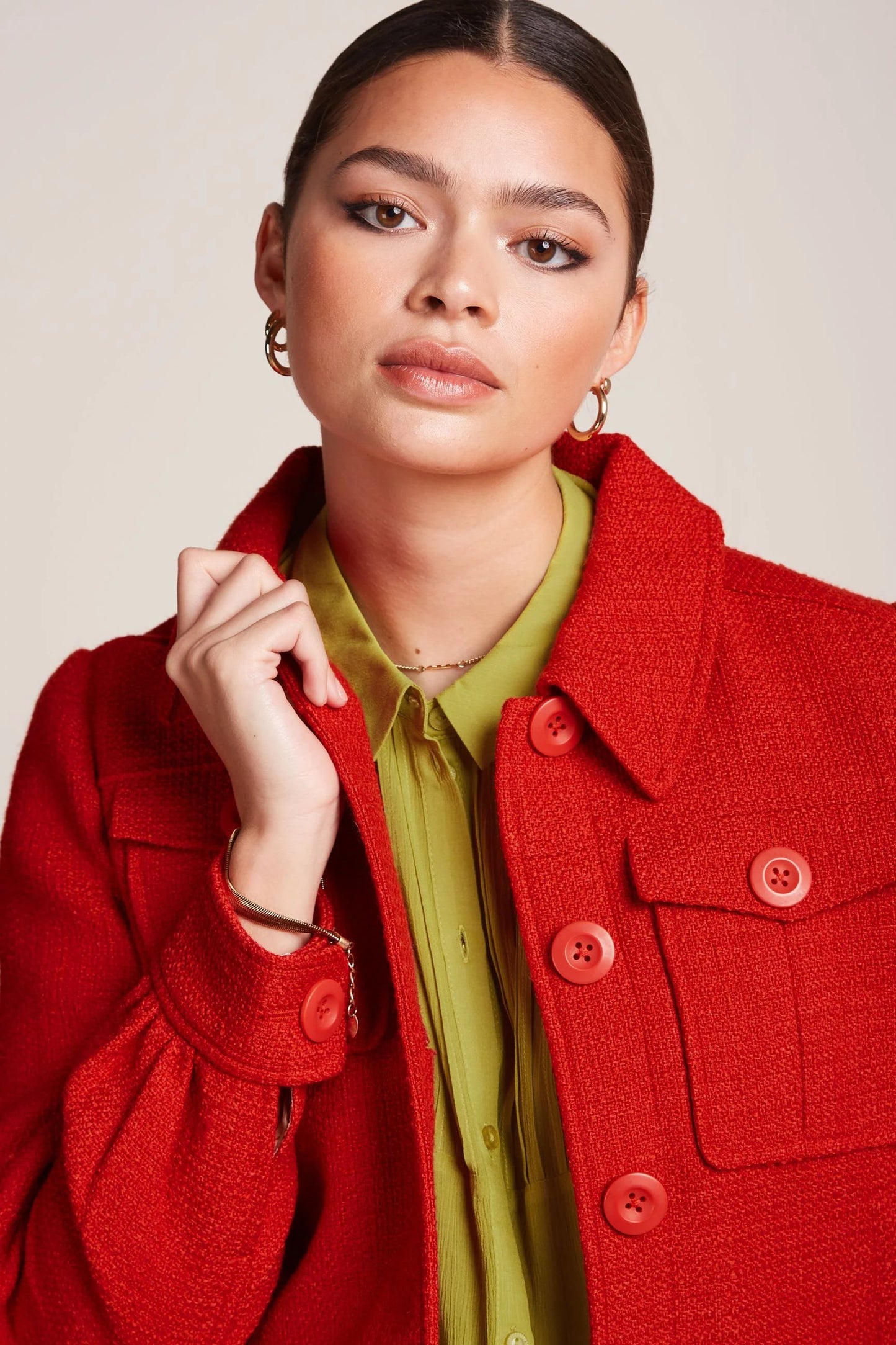 King Louie: Elisa Jacket Nelson Fire Red