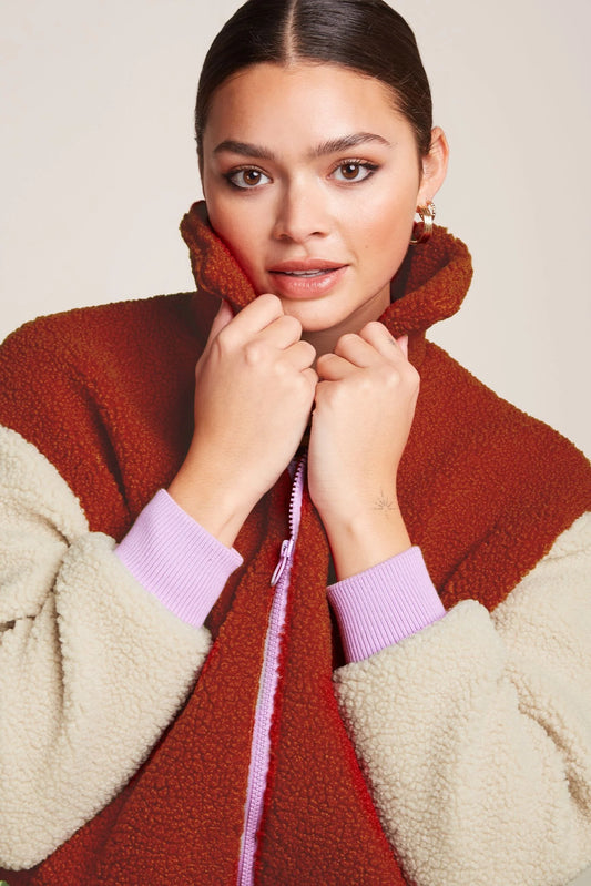 King Louie Fay Jacket Teddy Red