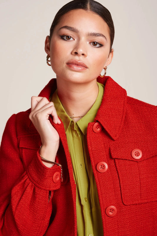King Louie: Elisa Jacket Nelson Fire Red